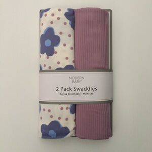 Baby Blankets Ultra Soft Multi-use Floral and Solid NEW | Modern Baby